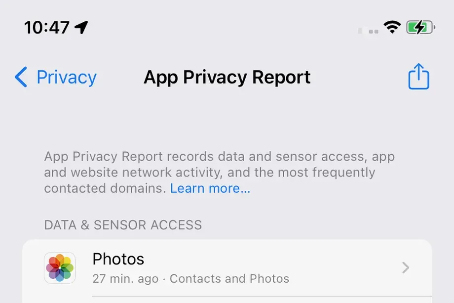 讨厌iPhone的apps厂家都是虫豸，因为苹果让它们无处遁形～iOS 15.2上线应用隐私报告，让你轻松知道应用的访问信息！-1