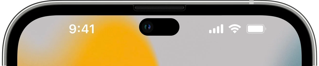 传说中的iPhone 14屏幕面板部件及模拟图像泄露，胶囊式打孔屏样子看上去还行-2
