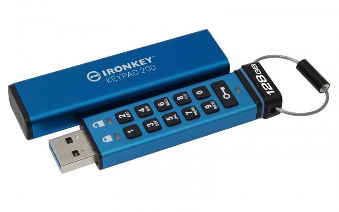 一般人大概用不到的吧？金士顿发布基于硬件加密的IronKey Keypad 200 USB闪存驱动器 - 万事屋