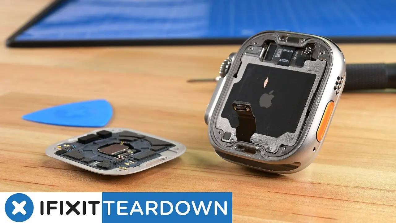 iFixit拆解了Apple Watch Ultra：542mAh大电池 增强防水保护 - 万事屋